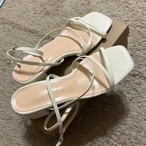 new heeled ankle strap sandals